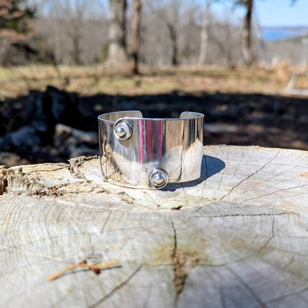 Sterling Silver Cuff Bracelet by Orb